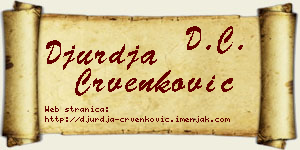Đurđa Crvenković vizit kartica